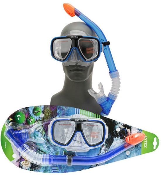 Набор для плавания – Маска и трубка из серии Пловец по подводным скалам, от 8 лет  